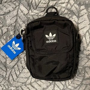 NWT adidas originals black festival crossbody bag